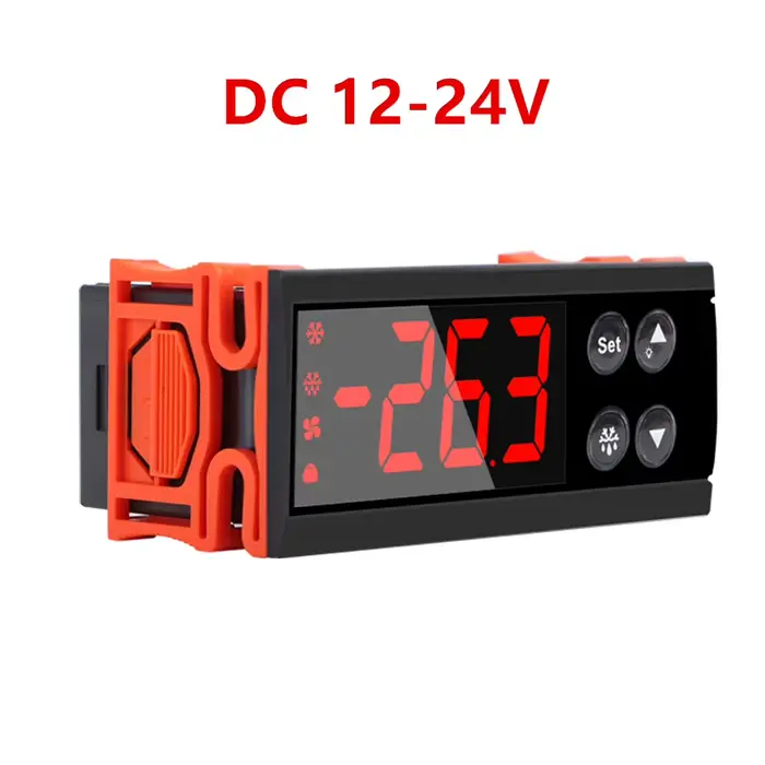 Thermostat numérique hygrostat, contrôleur de température et d'humidité, AC 110V 220V DC12-24V, régu