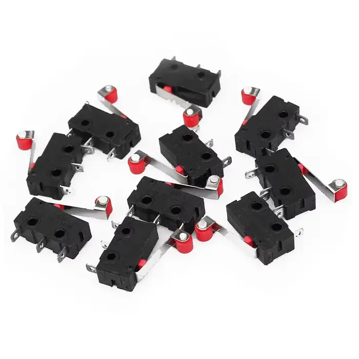 10 pièces Micro interrupteur de fin de course KW12-3 AC 250V 5A SPDT 1NO 1NC