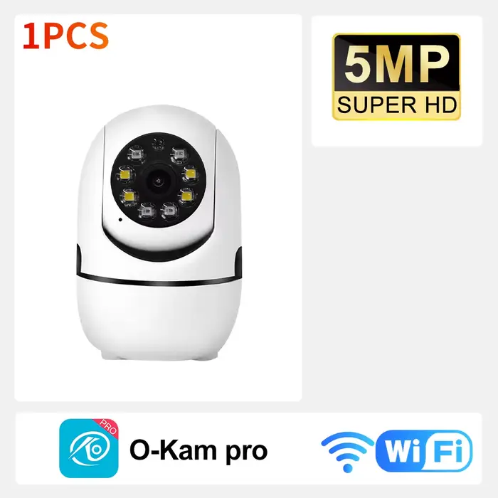 PEGATAH 2K 360 °   Caméra de sécurité domestique PTZ avec suivi automatique, détection humaine par I