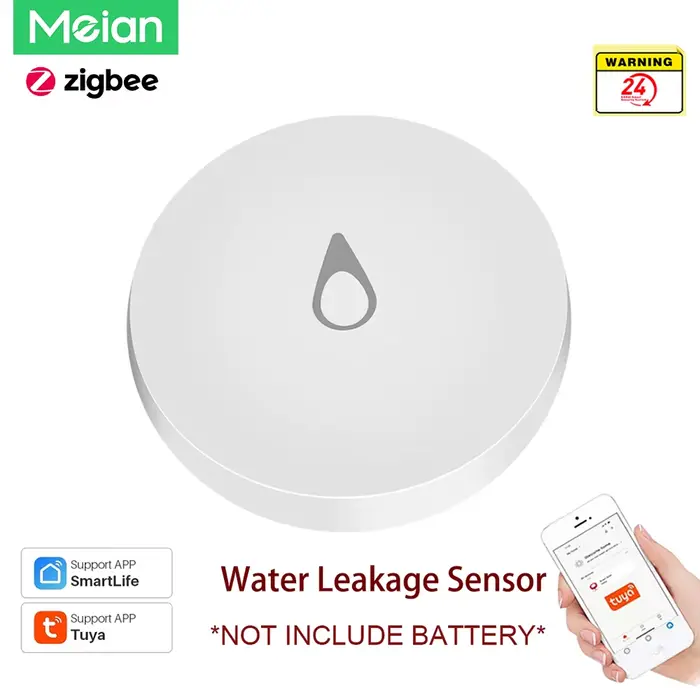 Meian Zigequation-Capteur de fuite d'eau de liaison, alarme de sécurité par immersion, détecteur de 