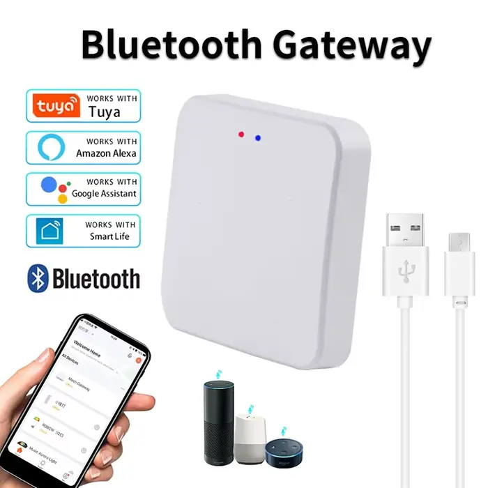 Tuya – passerelle multimode domotique intelligente, Hub ZigBee, pont WiFi, Bluetooth, maille, comman