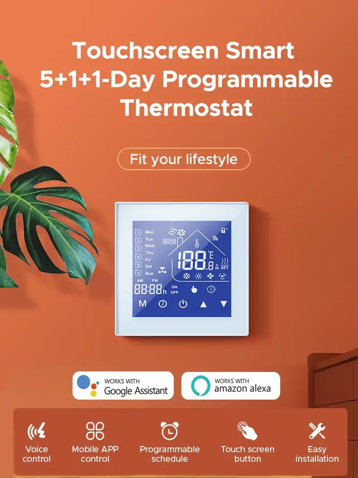 Ewelink WiFi Thermostat intelligent pour chauffage chauffe-eau à gaz sol électrique maison intellige