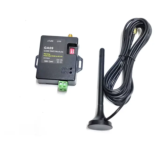 Alarme SMS GSM 2G GA09 Mini 8 Canaux pour la Sécurité Domestique avec Conception Intelligente et Appel d'Alarme SMS Sans Fil