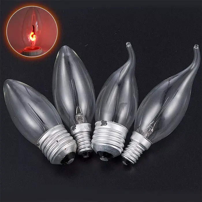 Ampoule LED E14 Effet Flamme Décorative Bleu Vert 3W Lumière Intérieure Occasions Spéciales