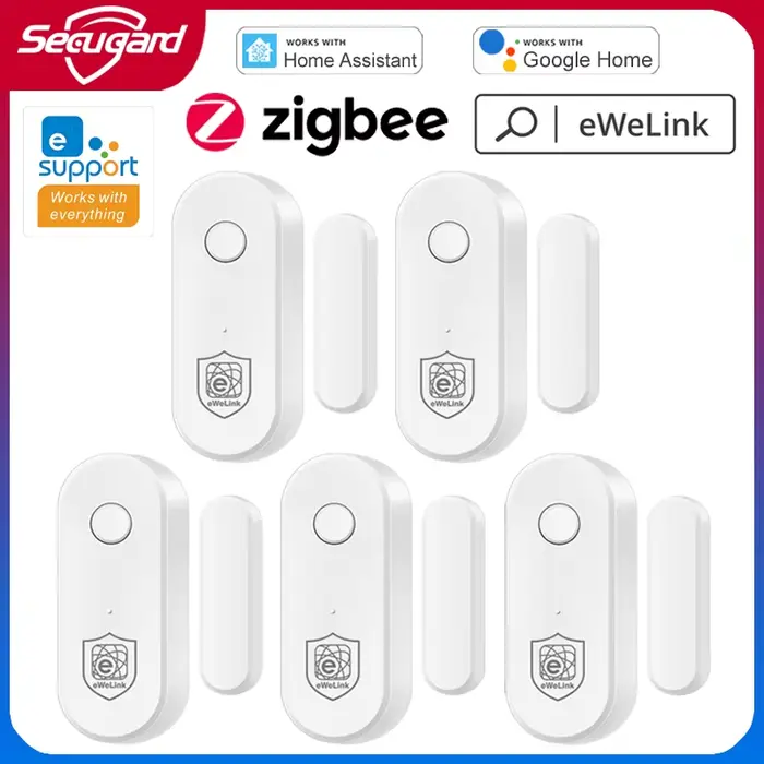 Capteur de porte/fenêtre intelligent Zigbee pour maison connectée