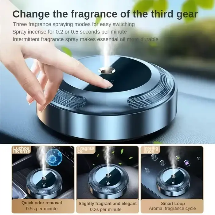 Diffuseur d'arômes intelligent pour voiture, purificateur d'air, diffuseur d'huiles essentielles, in