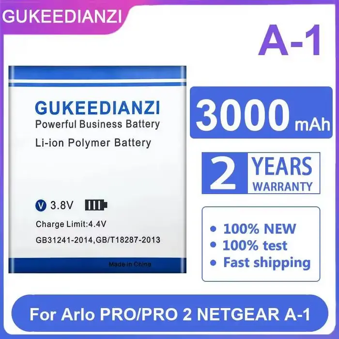 Batterie d'appareil photo, bonne performance à basse température, pour Arlo Pro Pro 2, pour Netgear 