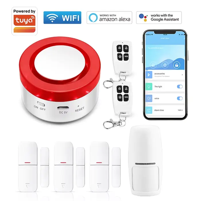 Tuya – système d'alarme de sécurité intelligent WIFI sans fil