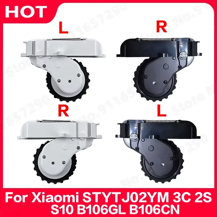 Roues gauche droite originales 100% pour Xiaomi Mijia STYTJ02YM 3C 2S S10 B106GL B106CN, accessoires