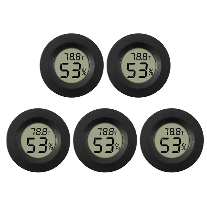 Mini hygromètre thermomètre numérique LCD pour surveillance de la température et de l'humidité intérieure à utiliser en ménage occasions spéciales