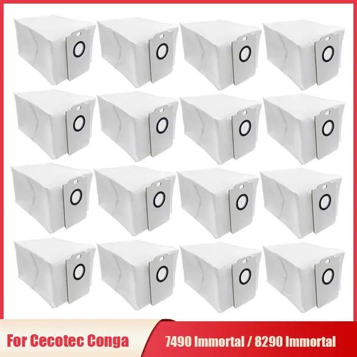Sacs à poussière de remplacement pour aspirateur Cecotec Conga 7490 Immortal / 8290 Immortal / Kabum