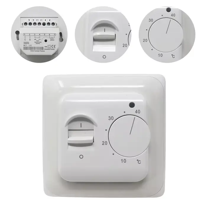 Plancher Chauffant électrique Contrôleur De Température De Thermostat de Pièce Chaud Régulateur 220V