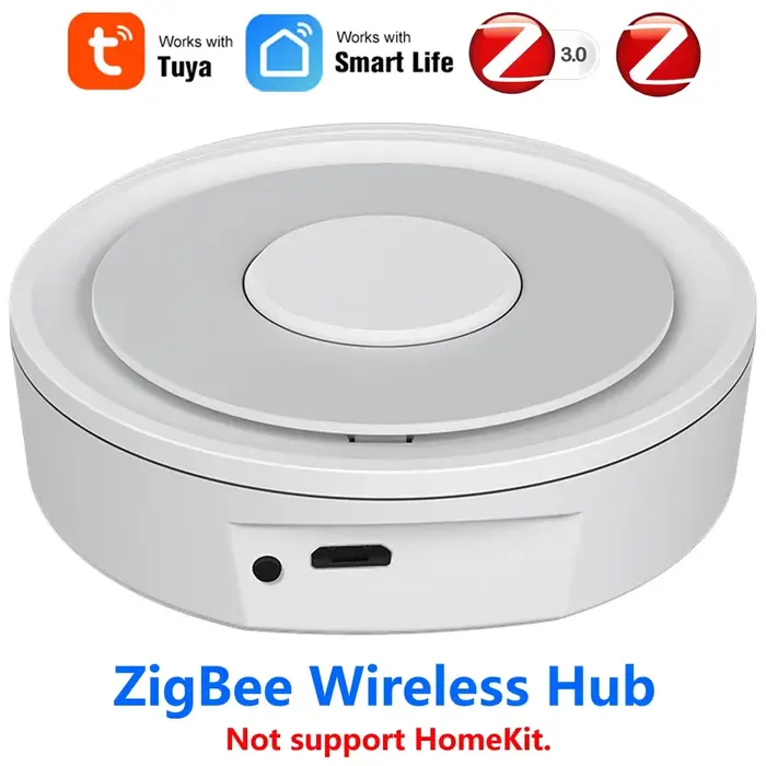 Tuya Smart Life ZigBee – Hub de passerelle intelligent sans fil/filaire, pont domestique, dispositif