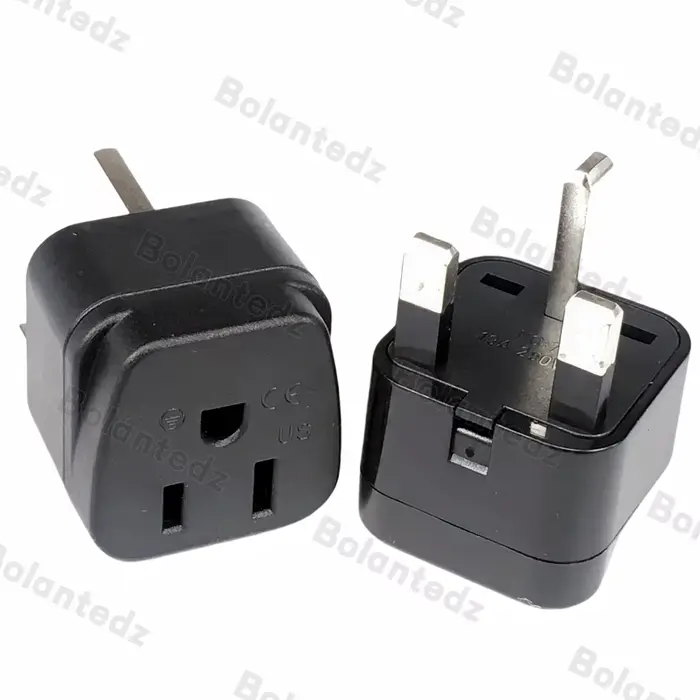 Adaptateur de prise Canada US vers UK 13A Type A Type B vers Type G convertisseur anglais singapour 