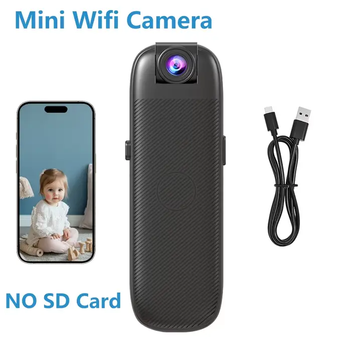 BERRY IOT Mini caméra 1080P sans fil WIFI caméra de Surveillance caméra IP HD Vision nocturne enregi