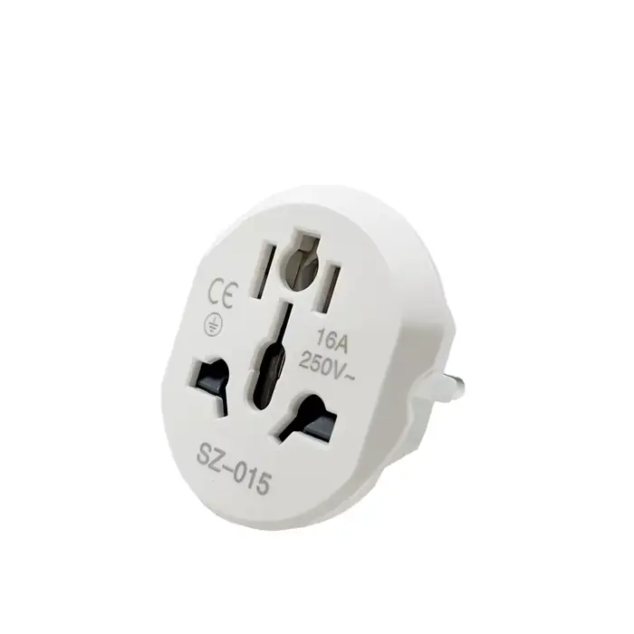Adaptateur convertisseur ue AU US UK vers Euro KR, prise de courant électrique 2 rondes universelles