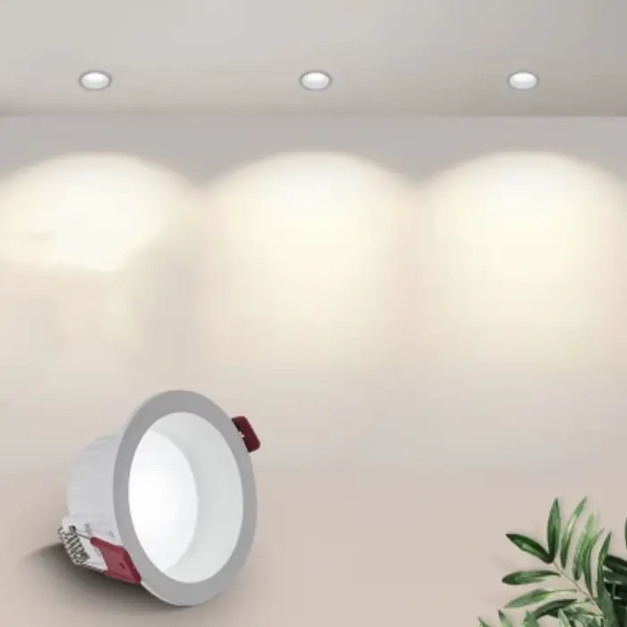 Spot Lumineux Encastrable Rond avec Technologie COB