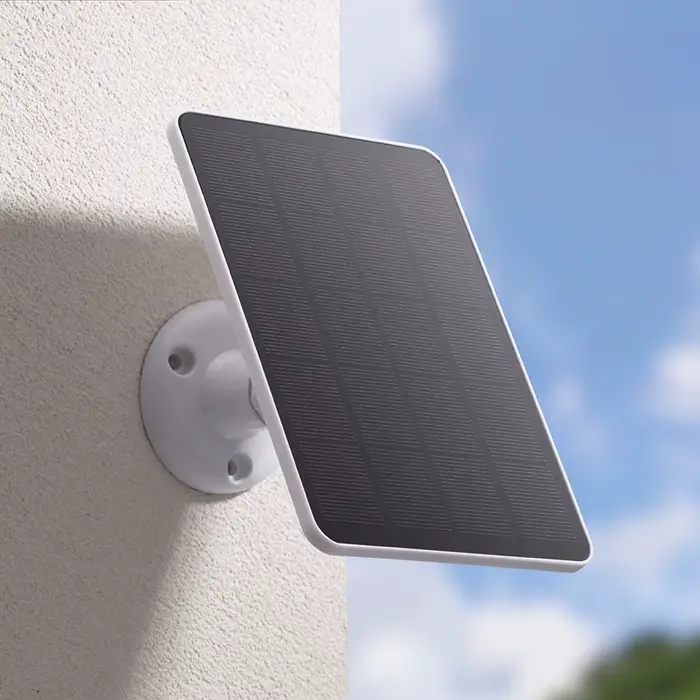 Chargeur solaire 4W pour caméra de sécurité, USB 5V avec adaptateur Type-C, Micro USB pour eufy Ring