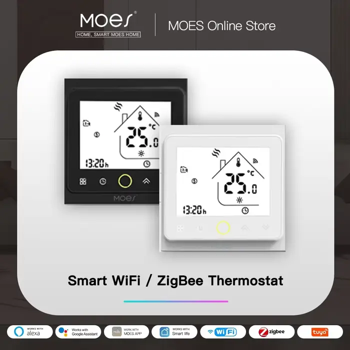 Thermostat WiFi intelligent contrôleur de température eau chauffage électrique au sol chaudière à gaz fonctionne avec Echo Google Home Tuya