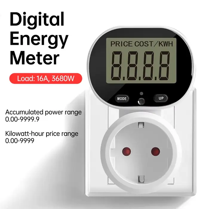 Compteur d'énergie wattmètre 16A énergie consommation