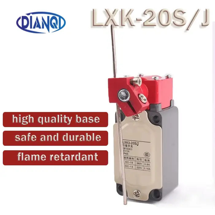 Micro-interrupteur de limite LXK3, LXK3-20S 10A, momentané, étanche IP65, en alliage d'aluminium, in