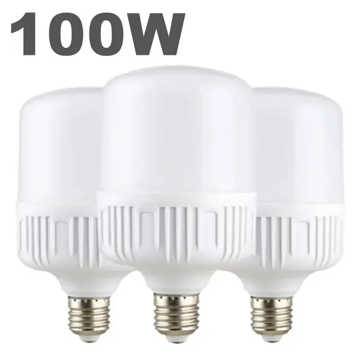 100W E27 LED vis bouche lumière 220V haute luminosité ampoule
