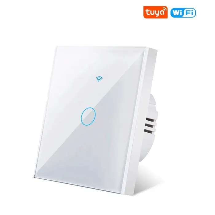 Compatibilité Tuya Smart Life : Interrupteur Tactile Intelligent WiFi, Contrôle à Distance via Appli