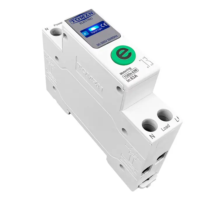 TOMZN TOB9e-63M Ewelink 110V 220V WIFI compteur d'énergie intelligent Kwh mesure surveillance disjoncteur minuterie relais maison intelligente 63A