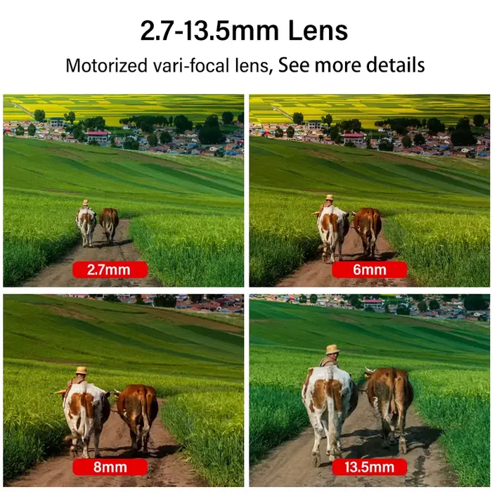Caméra Dahua WizSense 8 mégapixels pour surveillance intérieure et extérieure résistante aux intempéries avec détection de mouvement intelligente pour maison et entreprise