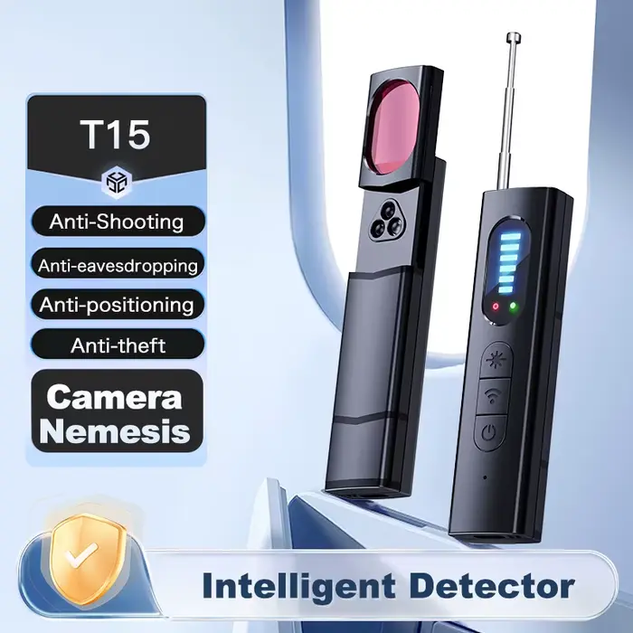 Détecteur de caméra cachée Anti-espion, traceur GPS de voiture, dispositif d'écoute, Bug RF sans fil
