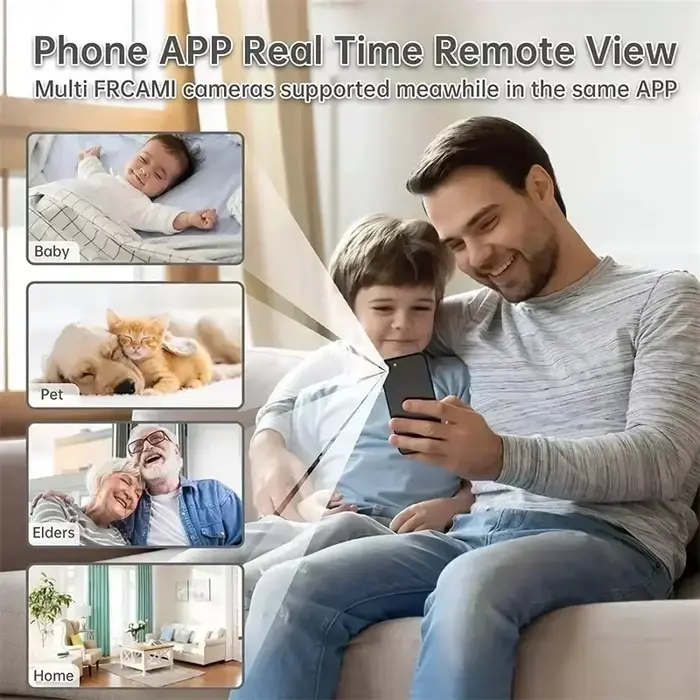 Caméra domestique WIFI réseau sans fil A9 HD 1080p