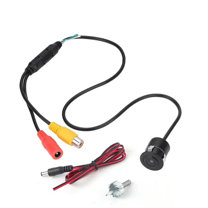 170 °   Grand Angle filaire étanche Mini couleur CCTV CCD caméra pour voiture IR cemera mini caméra 