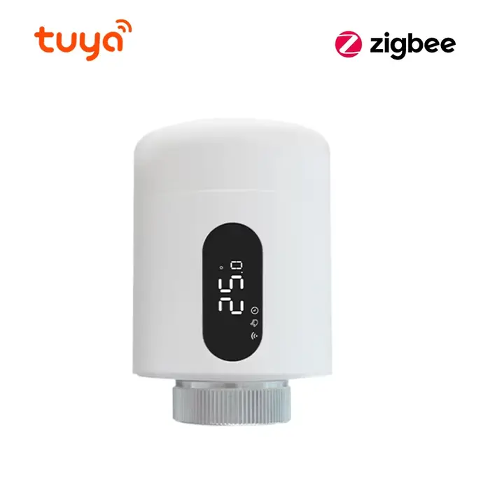 Tuya Zigbee3.0 vanne de radiateur thermostatique intelligente tête thermostatique connectée vanne th