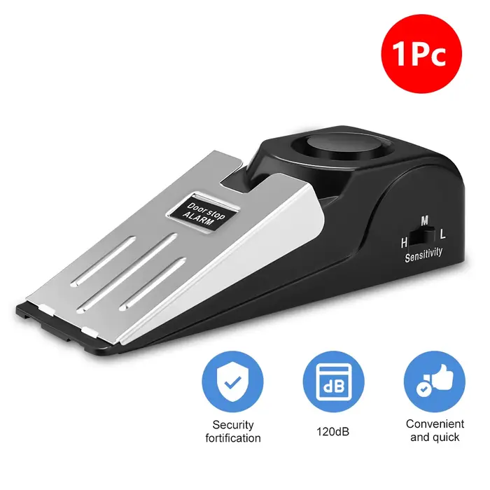 Alarme de porte portable Awapow 120 dB pour la sécurité à la maison, en voyage, dans un appartement