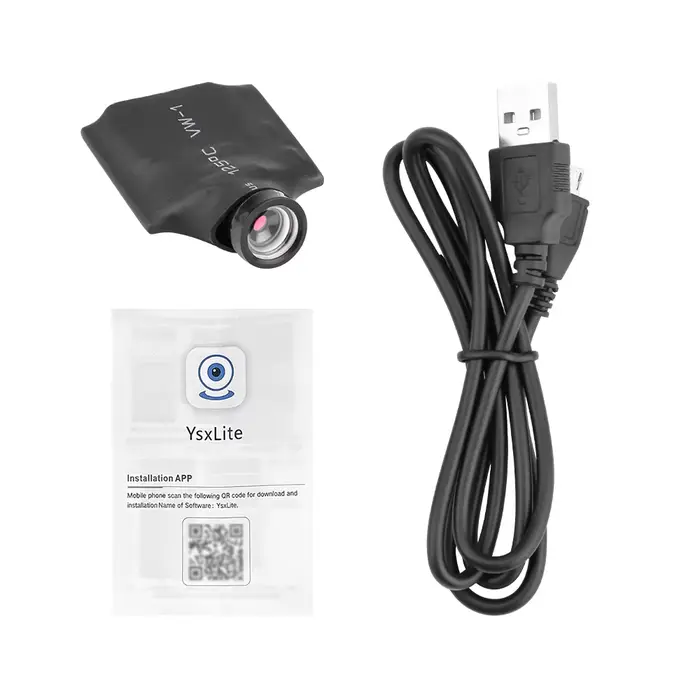 120 °   Caméra IP Wifi grand Angle HD 1080P, enregistreur vidéo les plus petits, détection de mouvem
