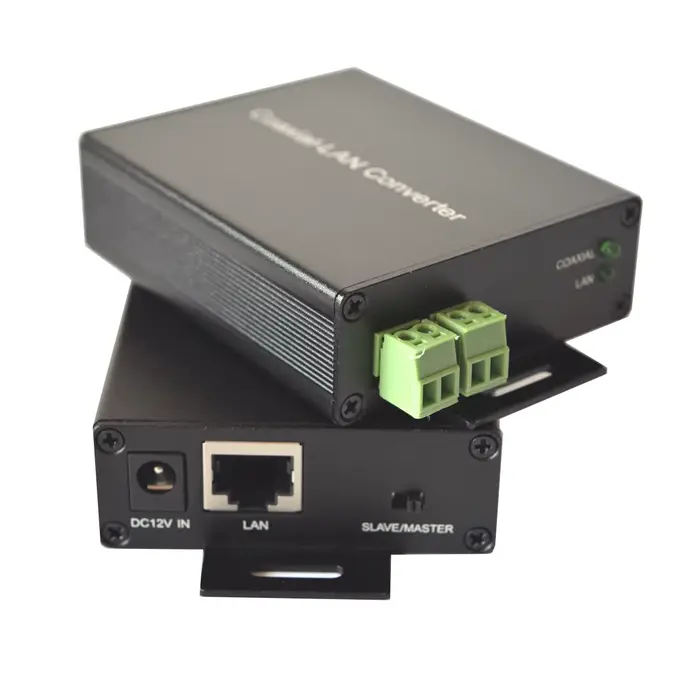Convertisseur Ethernet à paire torsadée pour caméras réseau HD 720P à 1080P et jusqu'à 5MP jusqu'à 2 kilomètres distance de transmission sans fil pour surveillance efficace