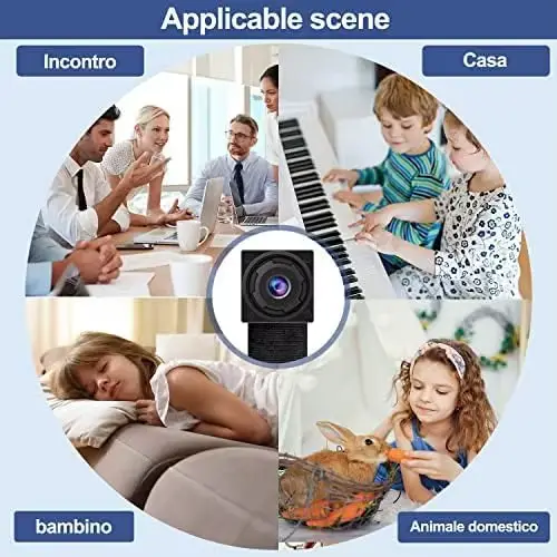 Mini caméra intelligente Tuya Full HD 1080P sans fil 2.4G Wifi