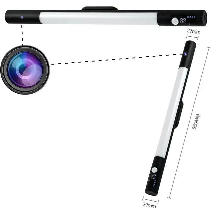 Mini caméra HD pour la maison, caméra à batterie 1080P, visionnage mobile à distance WIFI, lumière L
