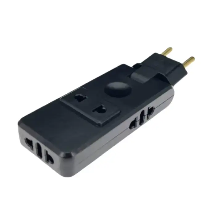 Adaptateur mural de prise électrique pivotante, prise ue 180 °   Adaptateurs de prise électrique rot