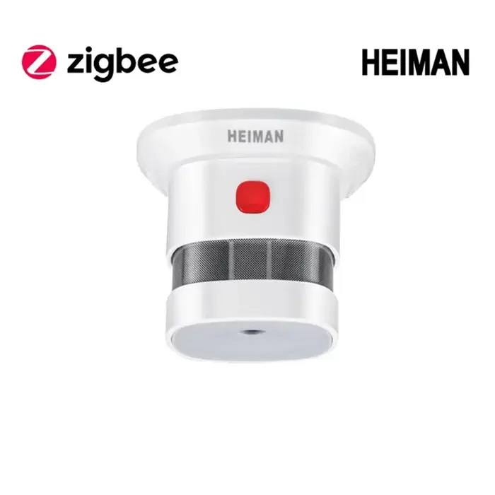 HEIMAN Zigbee détecteur de fumée système de maison intelligente 2.4GHz capteur de prévention de sécu