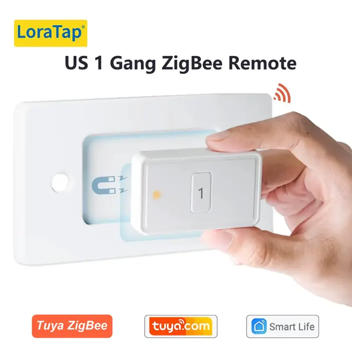 LoraTap ZigBee 3.0 sans fil 13 Types bouton poussoir EU US télécommande Tuya scène automatisation co
