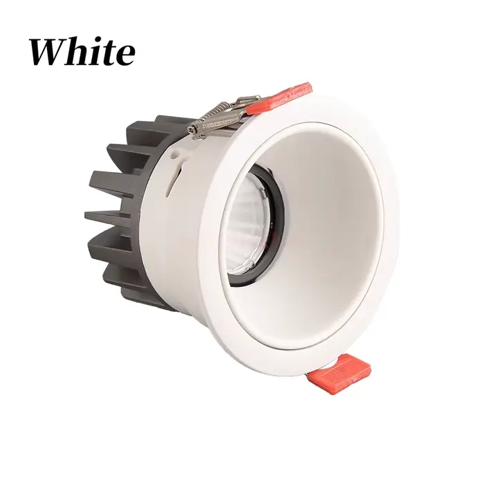 Spot Lumineux LED Encastrable à Intensité Réglable, Luminaire Décoratif de Plafond, Idéal pour un Sa