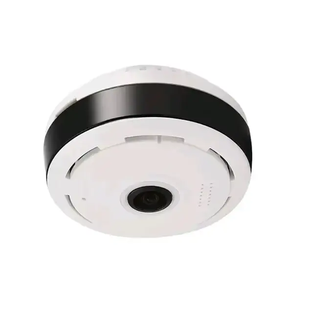 Petite caméra de surveillance Wifi 360° °   Caméras IP panoramiques avec audio bidirectionnel, 3MP, 