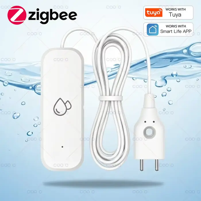 Tuya ZigBee 3.0 détecteur d'alarme de fuite capteur de fuite d'eau débordement inondation App alerte