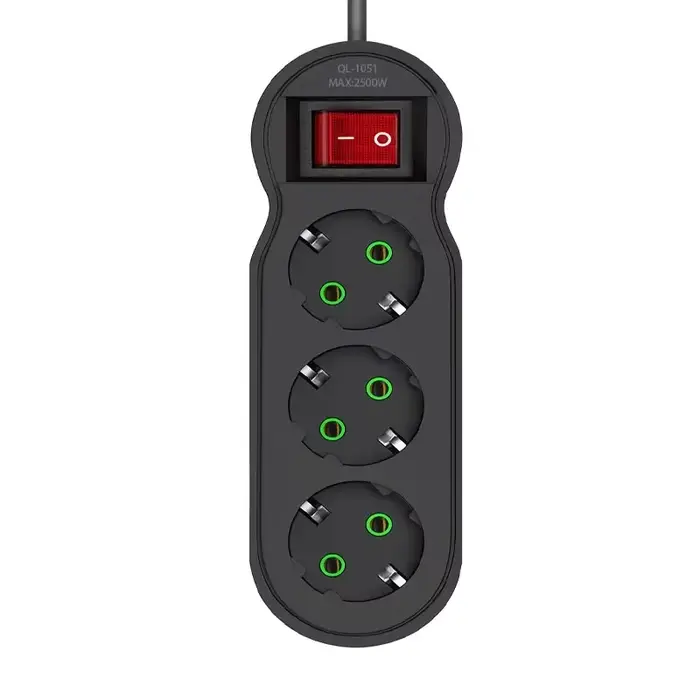 Prise ue multiprise 3,4,5 ou 6 prises multimap prises électriques Extension 2m rallonge prise Charge