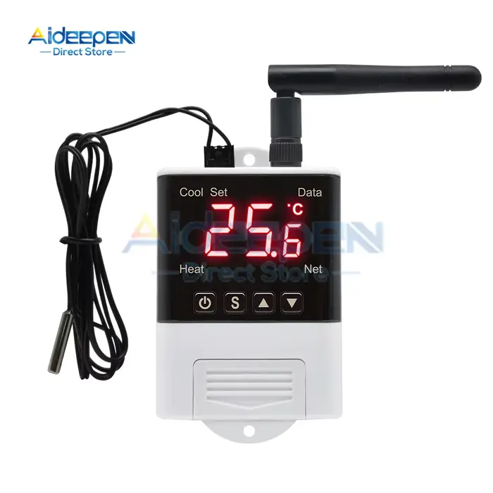 DTC1201 AC 110 V 220 V Thermostat capteur NTC affichage numérique WiFi régulateur de température éle