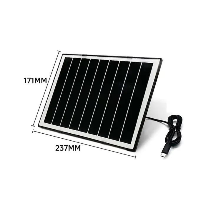 Panneau solaire 7W pour caméras de sécurité