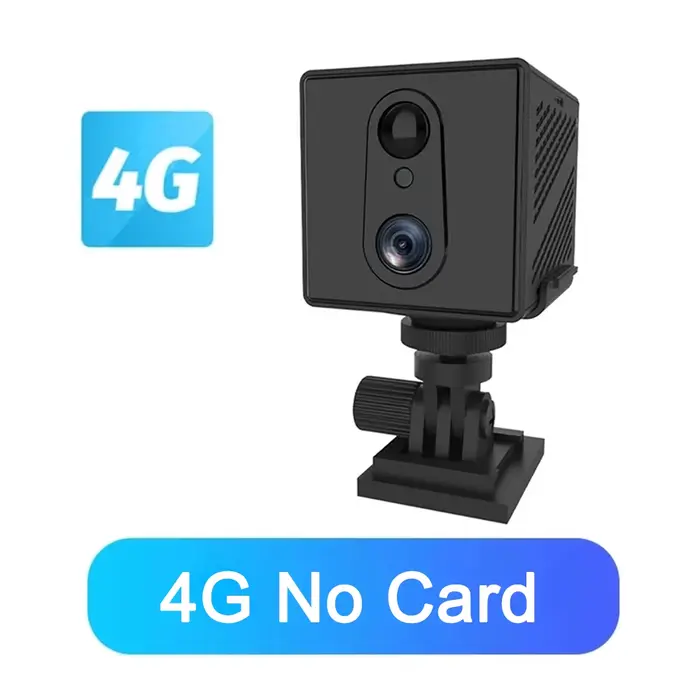 4G carte SIM Mini caméra PIR détection humaine interphone vocal 5MP HD WiFi caméra CCTV Surveillance
