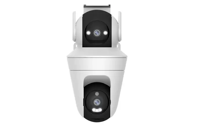 Caméra dôme IP PTZ sans fil à double objectif 6MP 1296P avec application iCam365, détection humanoïd