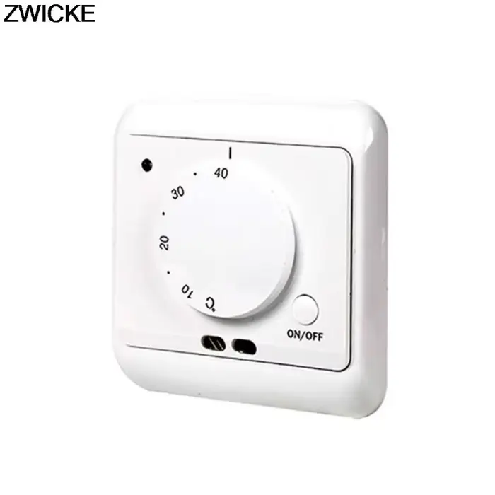 Panneau de Thermostat Manuel et Mécanique pour Chauffage au Sol Électrique, Joli